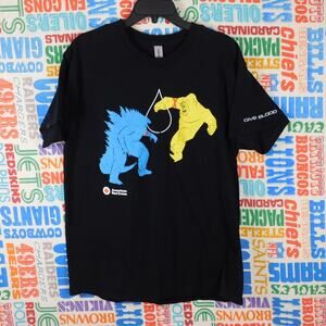 Godzilla King Kong The New Empire T Shirt Size L American Red Cross Graphic